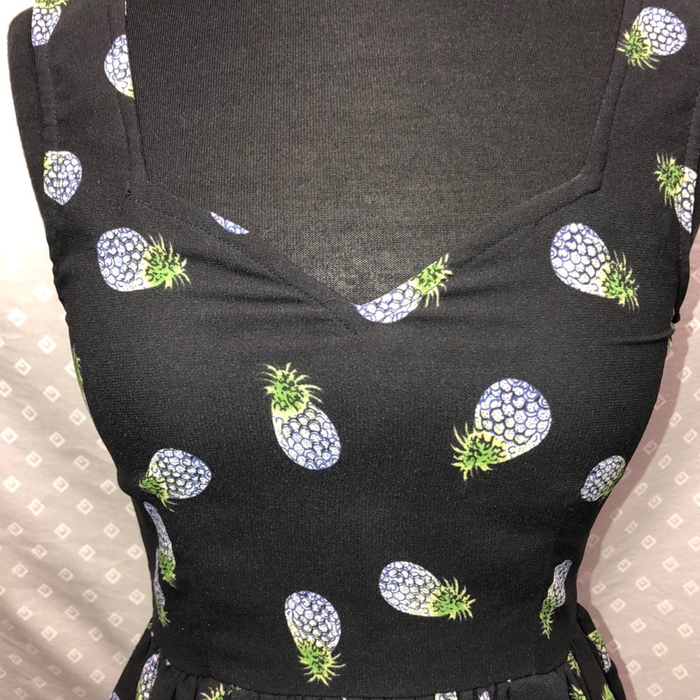 Pineapple Skater Dress
